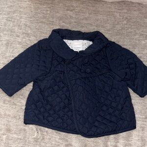 Gymboree Dark Blue Quilted Kids Puffer Jacket